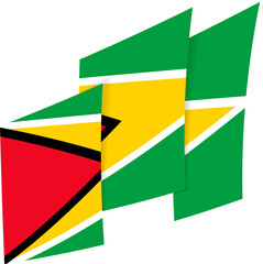 Obraz premium Guyana flag
