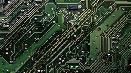 Detailed Electronic Circuit Board