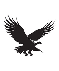 Best black and  bold Eagle Silhouettes Images