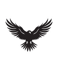 Best black and  bold Eagle Silhouettes Images