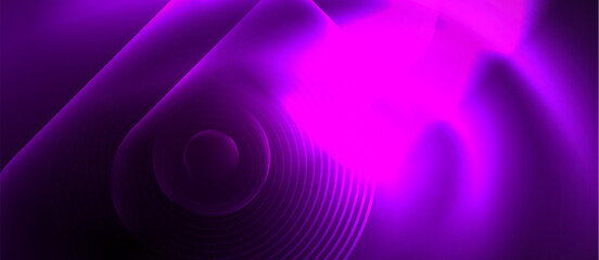 Shiny color neon glowing design. Vector Illustration For Wallpaper, Banner, Background, Card, Book Illustration, landing page