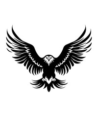 Fototapeta premium Best black and bold Eagle Silhouettes 