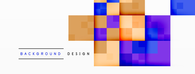 Dynamic colorful squares background. Vector Illustration For Wallpaper, Banner, Background, Card, Book Illustration, landing page