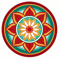 Vibrant Mandala Design