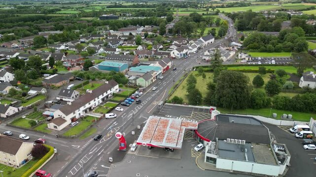 Aerial view of Ballykelly, County Londonderry, Northern Ireland.