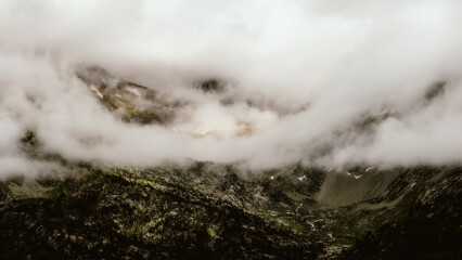 snow on the mountain