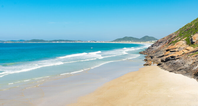empty tropical beach