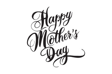 Mothers Day calligraphy typography t-shirt design illustration