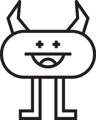 Funny Monster Character