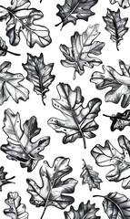 2D illustrator doodle tile patterns with cute graphic designs