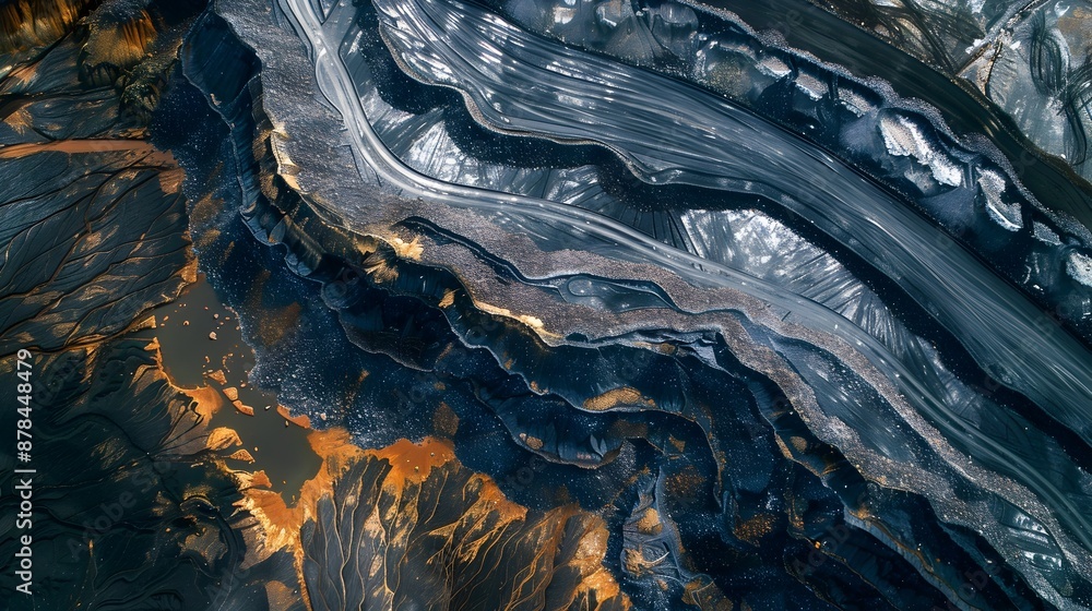 Aufkleber satellite imagery for comprehensive coal deposit mapping and mining engineering analysis