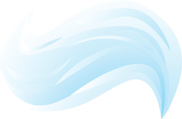 Abstract blue wave background creating a flowing design element