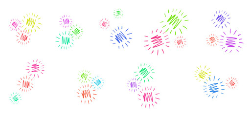 Coloful Decoration Elelemts Designs Vector Set