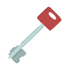 privacy key cartoon. door computer, safety secure, unlock access privacy key sign. isolated symbol vector illustration