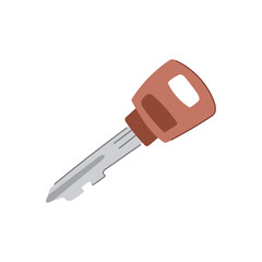 padlock key cartoon. privacy door, computer safety, secure unlock padlock key sign. isolated symbol vector illustration