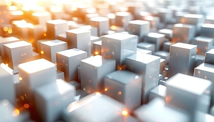 Fototapeta premium abstract background of cubes