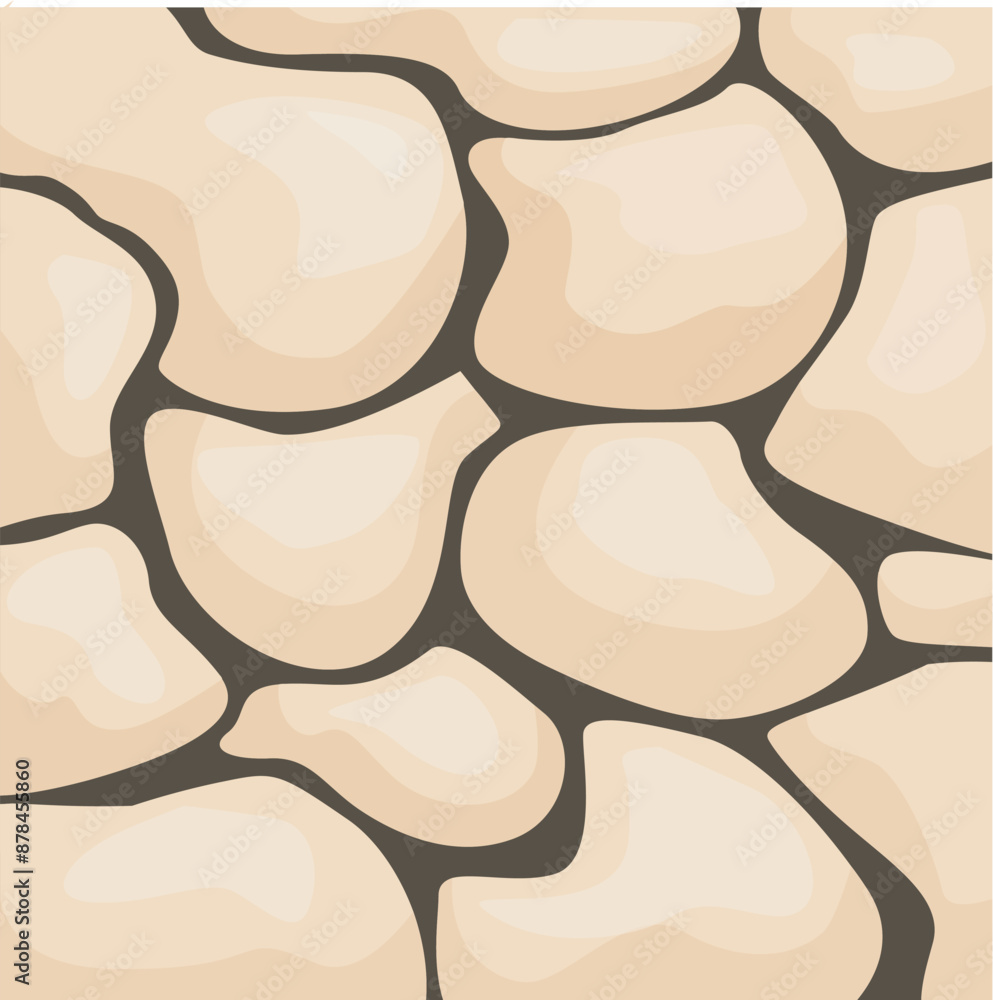 Aufkleber seamless stone texture forming an irregular pattern, ideal for backgrounds and design projects