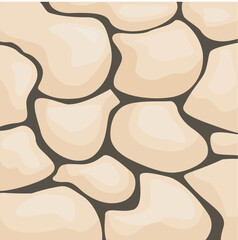 Seamless stone texture forming an irregular pattern, ideal for backgrounds and design projects