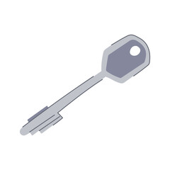 safety key cartoon. secure unlock, access open, protect closed safety key sign. isolated symbol vector illustration