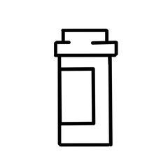 Medical Drug Vector Line Icon