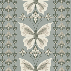 butterfly fabric pattern textile illustration, embroidery, print striped ornament floral, pattern, design for wrapping, silk, scarf, background, textile, carpet, rug, texture, hand-draw