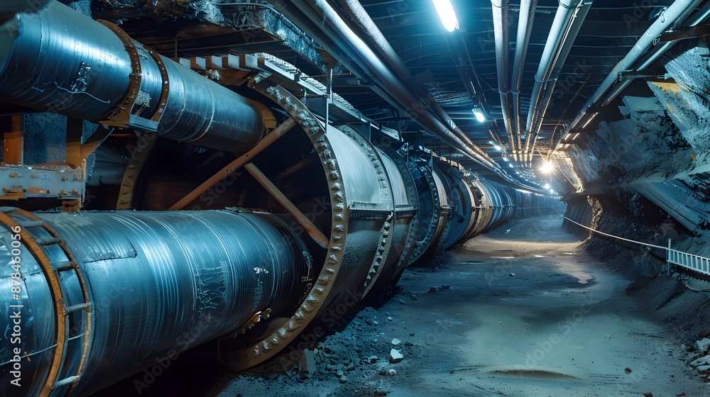 Poster advanced ventilation system for efficient and safe underground coal mining