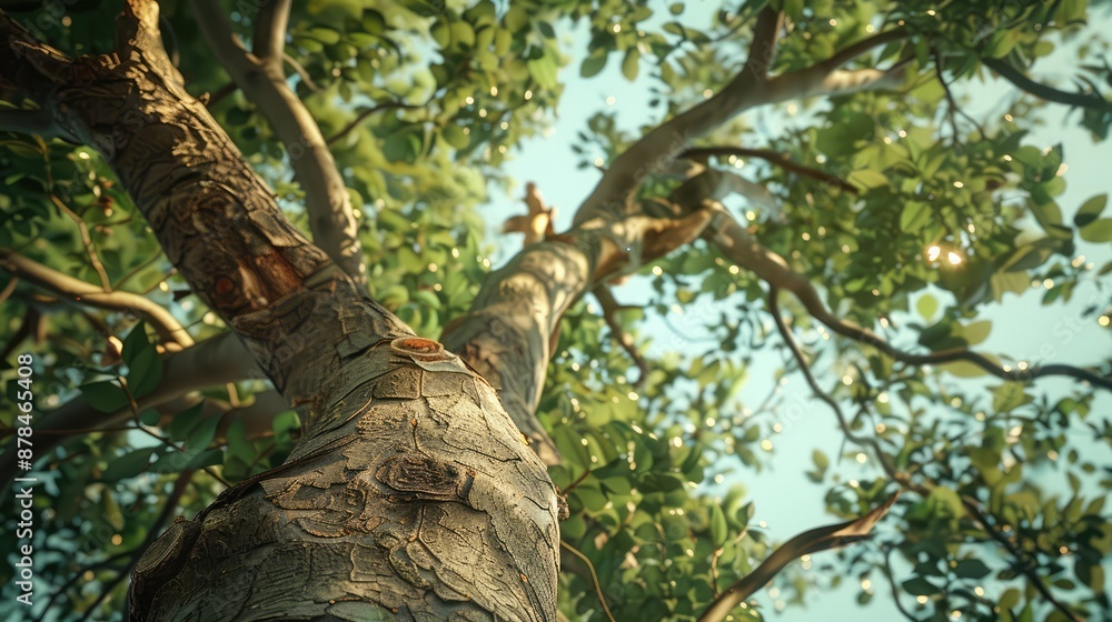 Wall mural tree in the forest