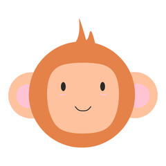 Cute Animals and Fauna Flat Icon Illustration 