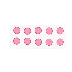 medical pills vector simple flat illustration