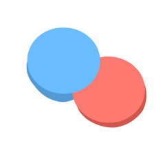 medical pills vector simple flat illustration