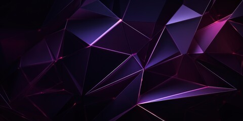 Obraz premium Abstract Geometric Pattern with Purple and Black