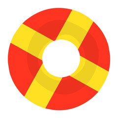 Obraz premium Cute Travel and Journey Flat Icon Illustration 