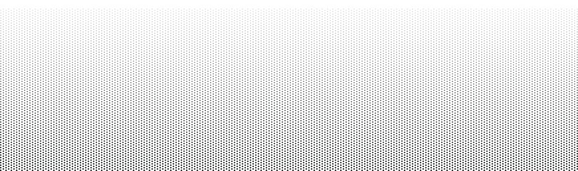 Black and white dotted halftone background. Halftone dots background. Black and white comic pattern.