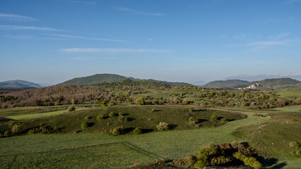 Molise, Italy. Spring landscapes