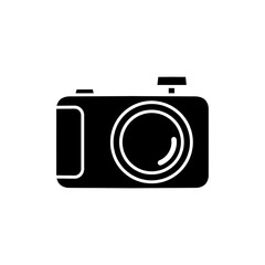 Camera Icon. Camera symbol. Camera vector icon flat, isolated on white