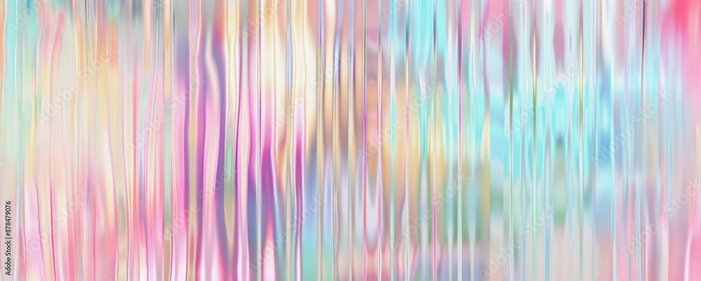 Poster abstract pastel color gradient background with vertical lines
