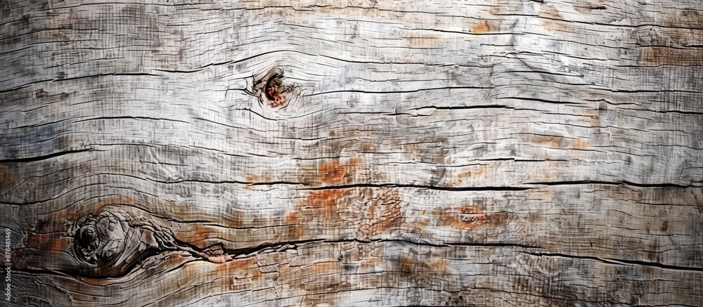 Aufkleber background texture of aged timber showing intricate wood grain patterns and a faded, bleached surfac