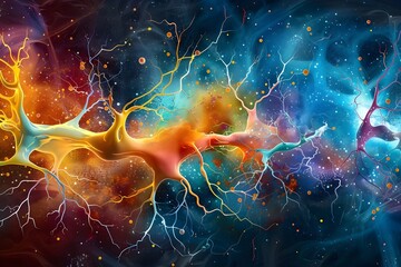 Vibrant Neural Connections of the Cerebellum's Abstract Universe
