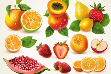 fruit menu design