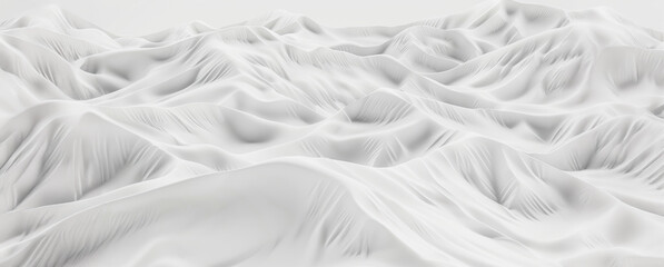 Obraz premium Abstract white mountain range