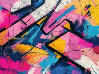 Abstract colorful patterns flat design top view space theme animation Split-complementary color scheme
