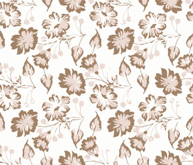 Vintage, Style,  Floral Pattern,Background, Spring Floral, Classic Dainty Floral, Seamless, Print, Design,