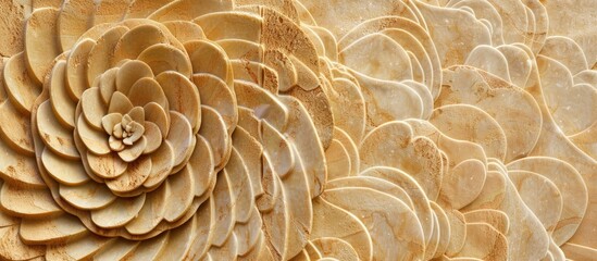 Background with intricate sandstone details perfect for a copy space image.