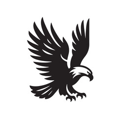Eagle Silhouette vector illustration