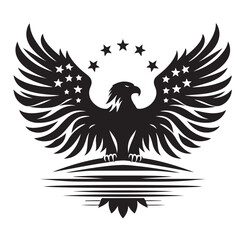 Eagle Silhouette vector illustration