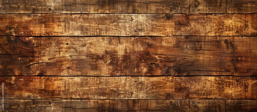Poster Elegant seamless wood texture creating a stunning background with copy space image.