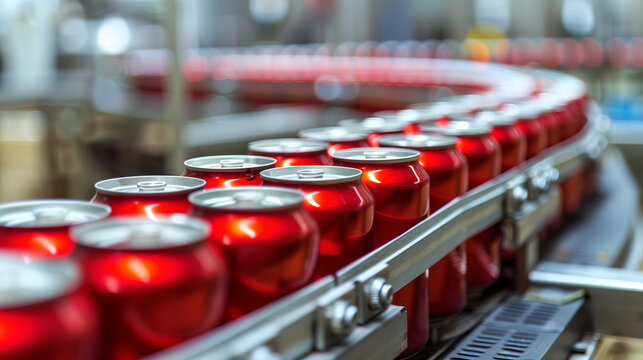 soda conveyor line