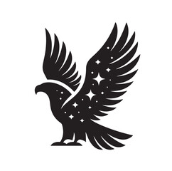 Eagle Silhouette vector illustration