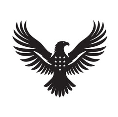 Eagle Silhouette vector illustration