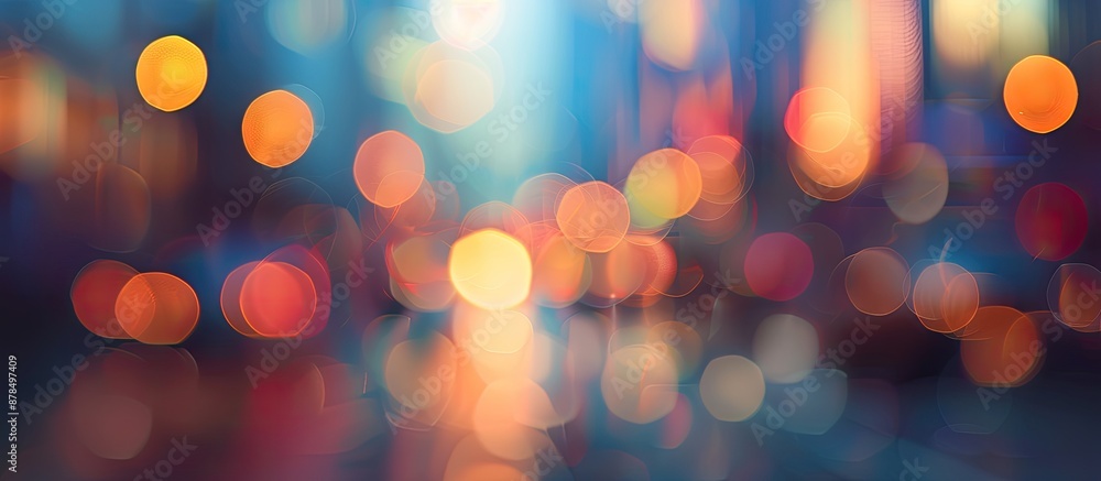 Poster abstract background with blur effect, ideal for copy space image.